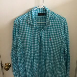RAlph Lauren Polo linen button down
